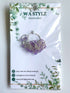 Stitch Markers | Set of 20 Lavender Beads - Natural Fibre Arts