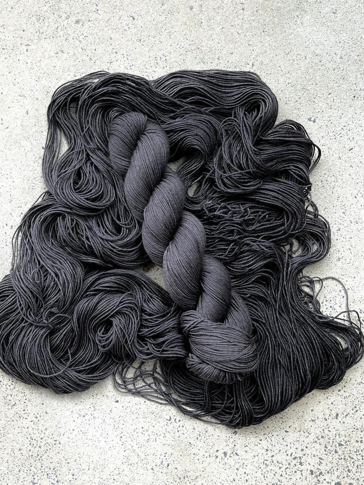 Merino Silk Yak Yarn | Charcoal - Natural Fibre Arts
