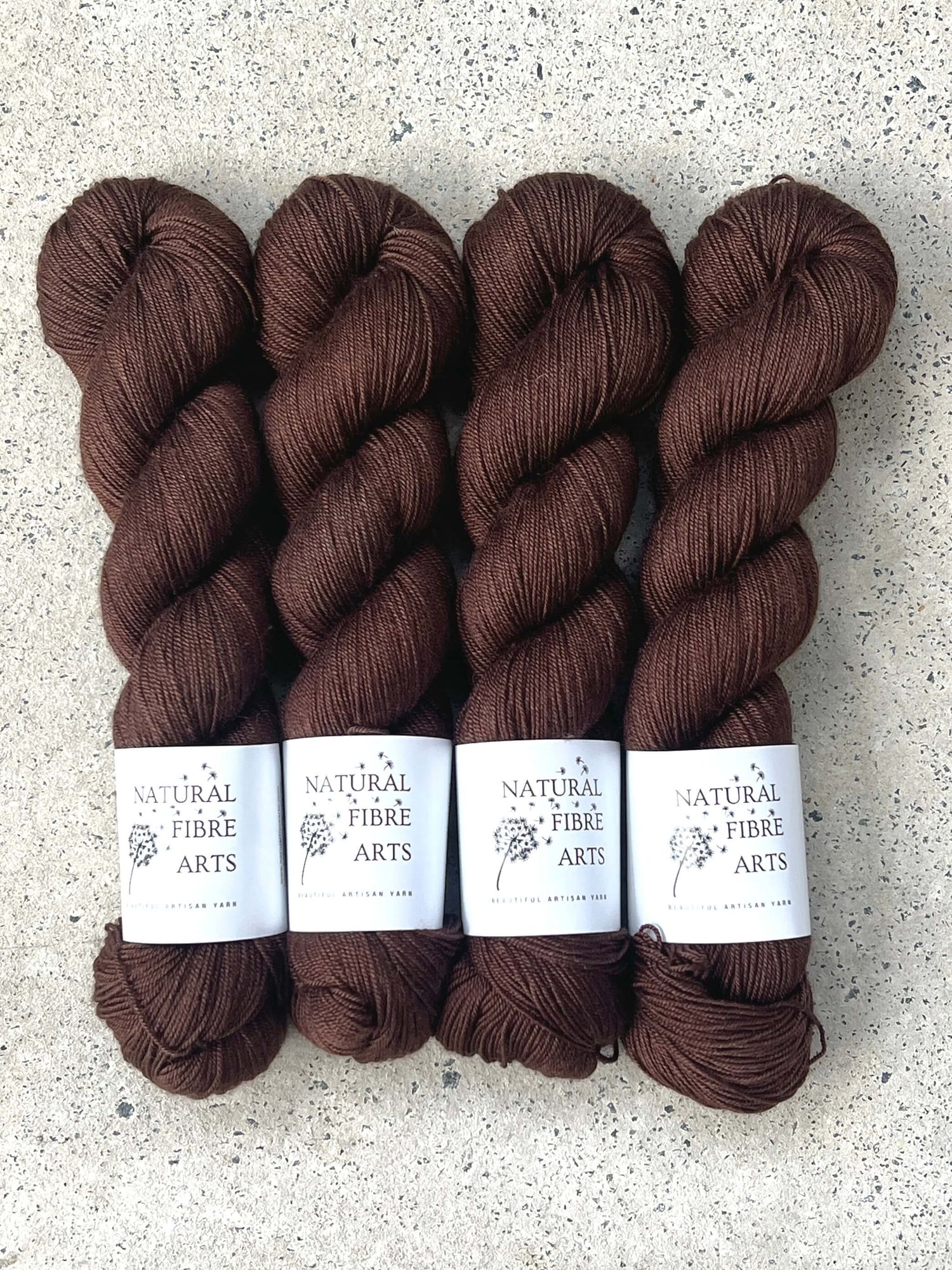 Pecan  Merino Silk Cashmere Yarn - Natural Fibre Arts