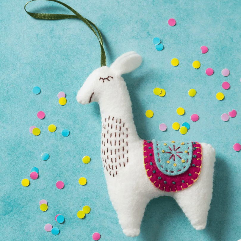 Llama Felt Craft Mini Kit - Natural Fibre Arts