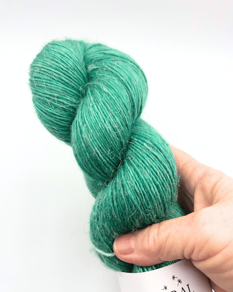 Merino Linen Silk | Minty Green - Natural Fibre Arts