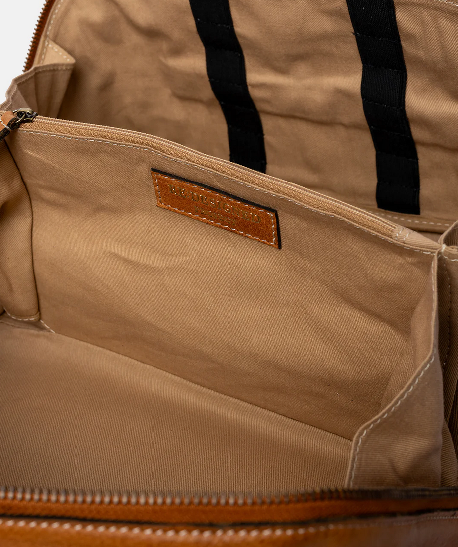 Re:Designed Project 10 Project Bag Burnt Tan IN STOCK - Natural Fibre Arts