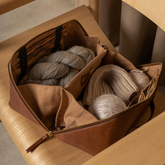 Re:Designed Project 10 Project Bag Walnut IN STOCK - Natural Fibre Arts