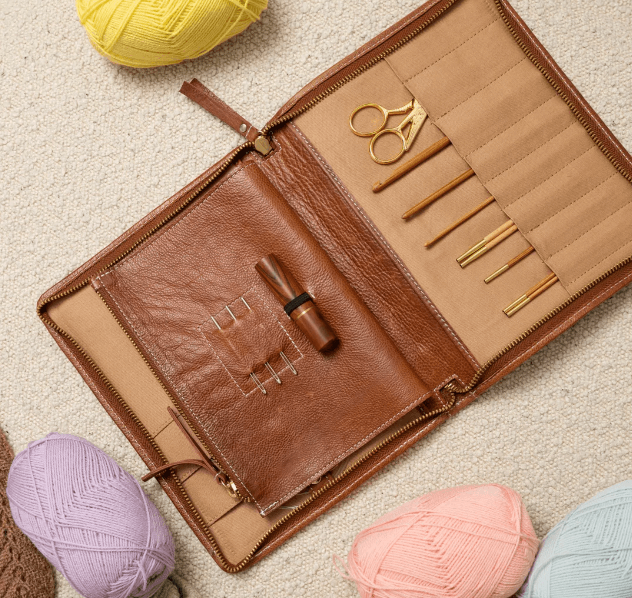 Re:Designed Project 8 Circular Needle Organiser Walnut | IN STOCK - Natural Fibre Arts