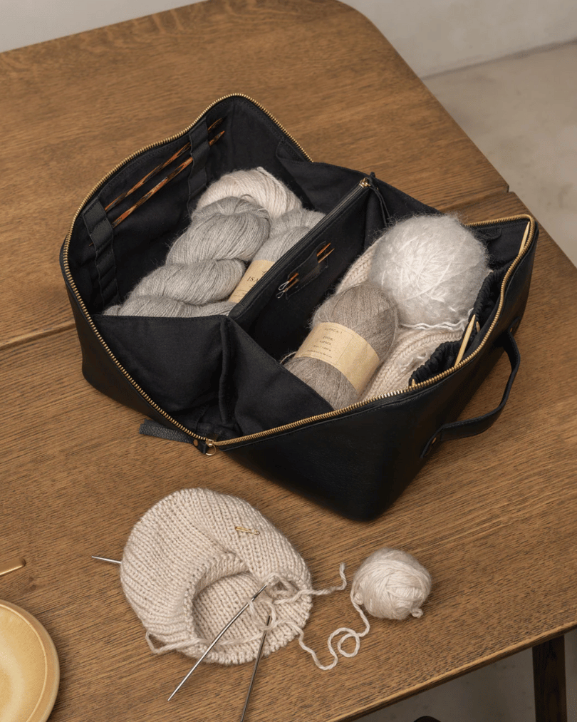 Re:Designed Project 9 Project Bag Walnut IN STOCK - Natural Fibre Arts