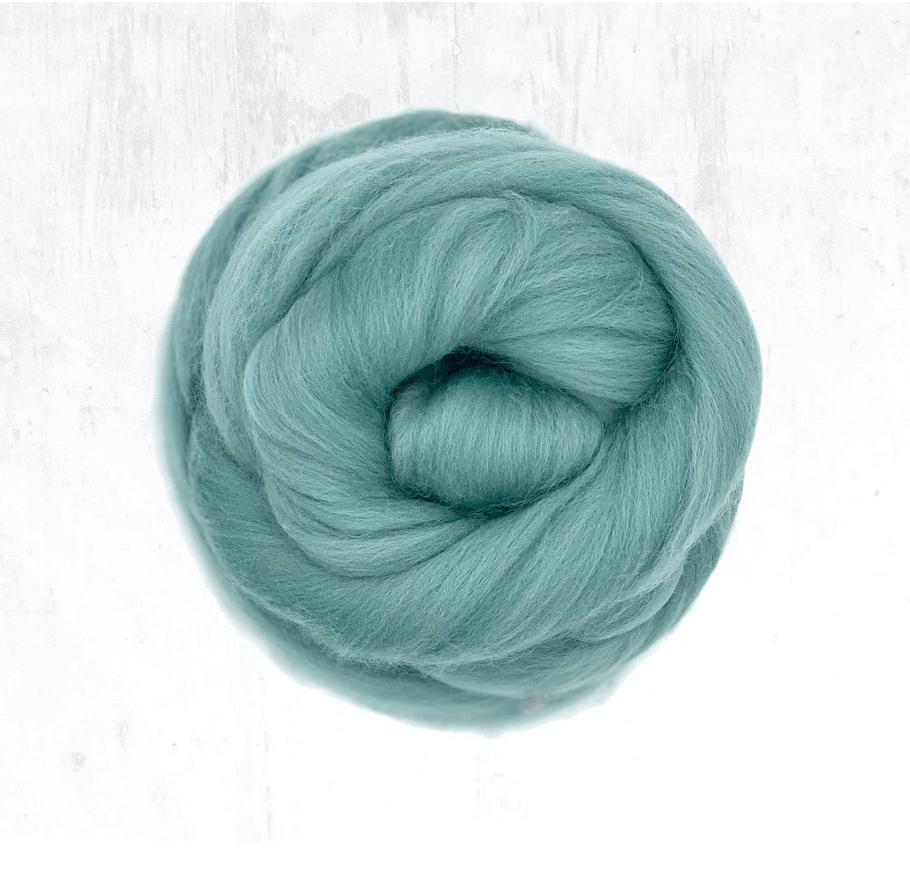 Teal | Merino Spinning Tops - Natural Fibre Arts