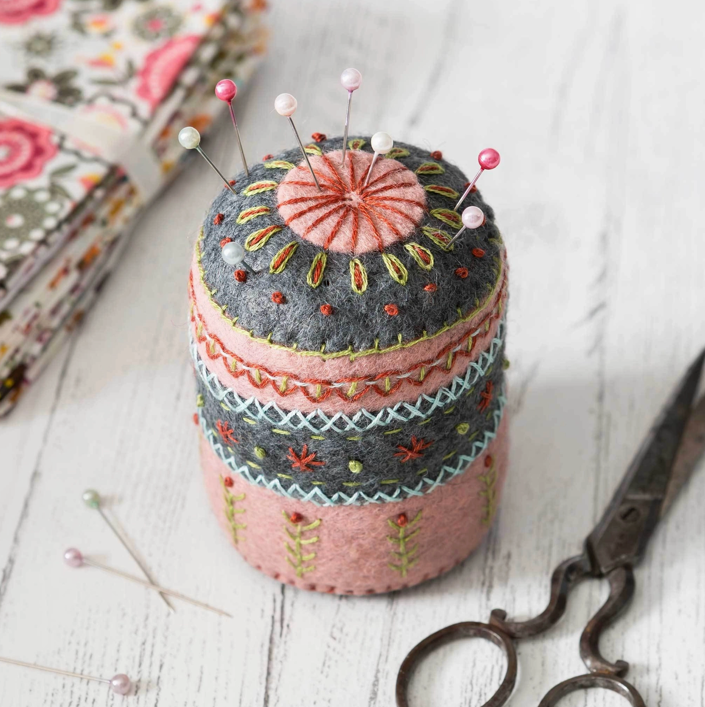 Pincushion Felted Craft Kit - Natural Fibre Arts
