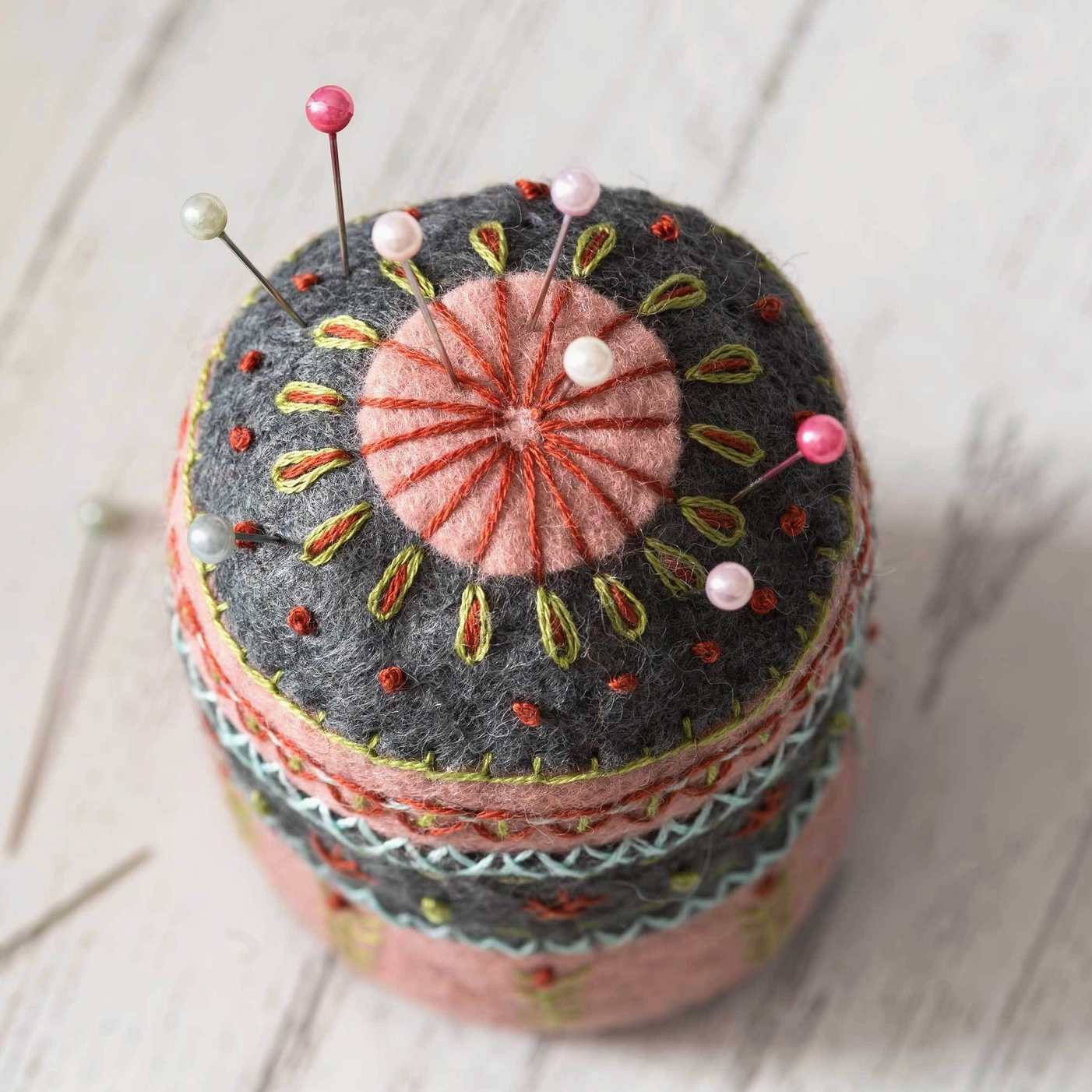 Pincushion Felted Craft Kit - Natural Fibre Arts