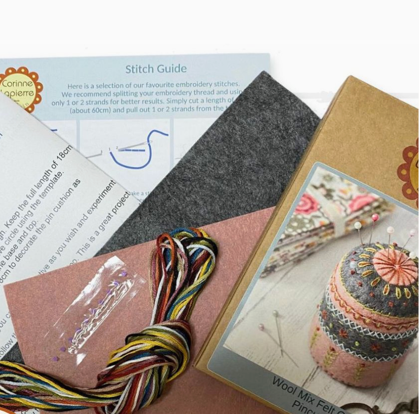 Pincushion Felted Craft Kit - Natural Fibre Arts