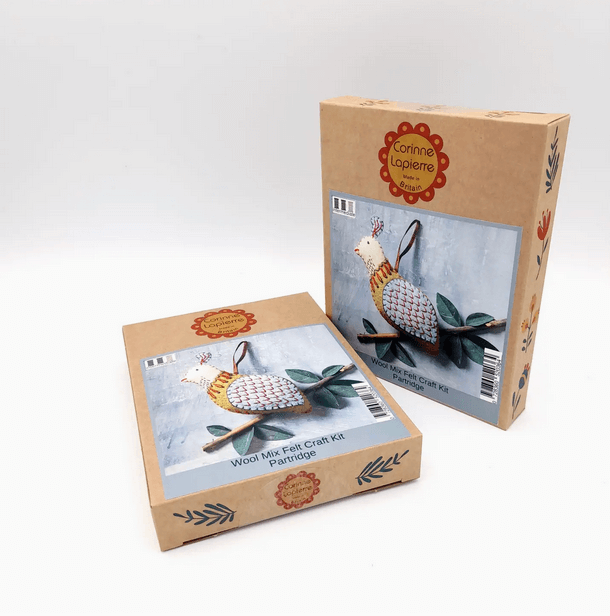 Partridge Felted Craft Mini Kit - Natural Fibre Arts