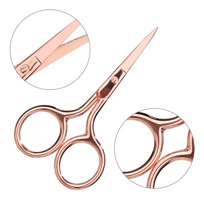 Embroidery Scissors in Black or Rose Gold - Durable Stainless Steel
