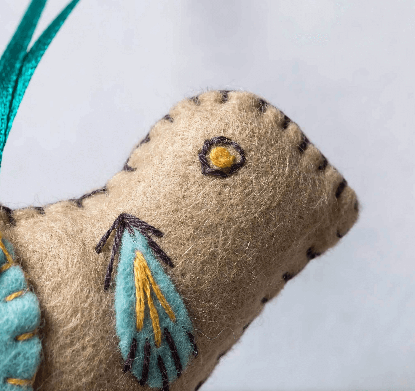 Turtle Dove Felted Craft Mini Kit - Natural Fibre Arts