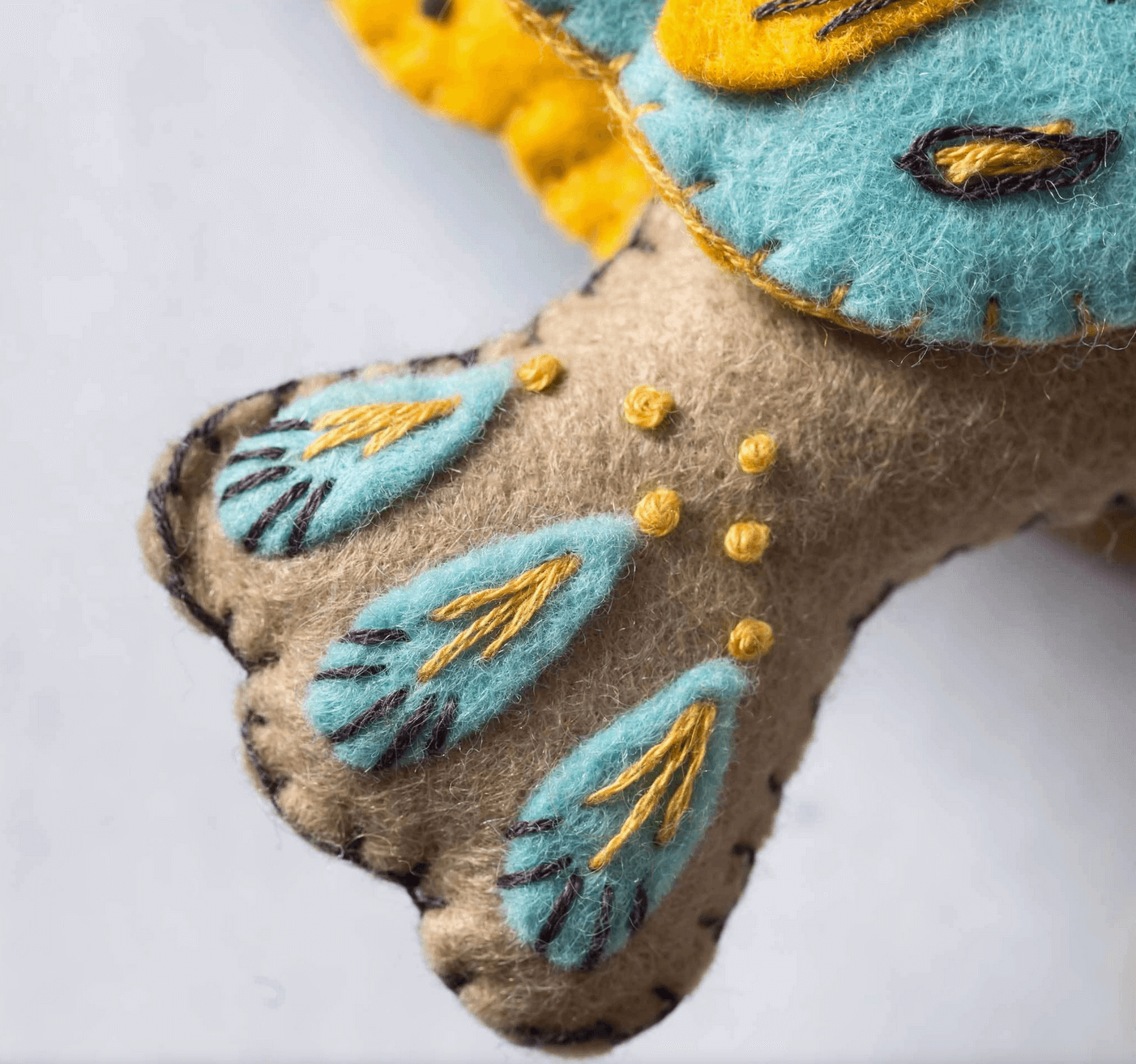 Turtle Dove Felted Craft Mini Kit - Natural Fibre Arts