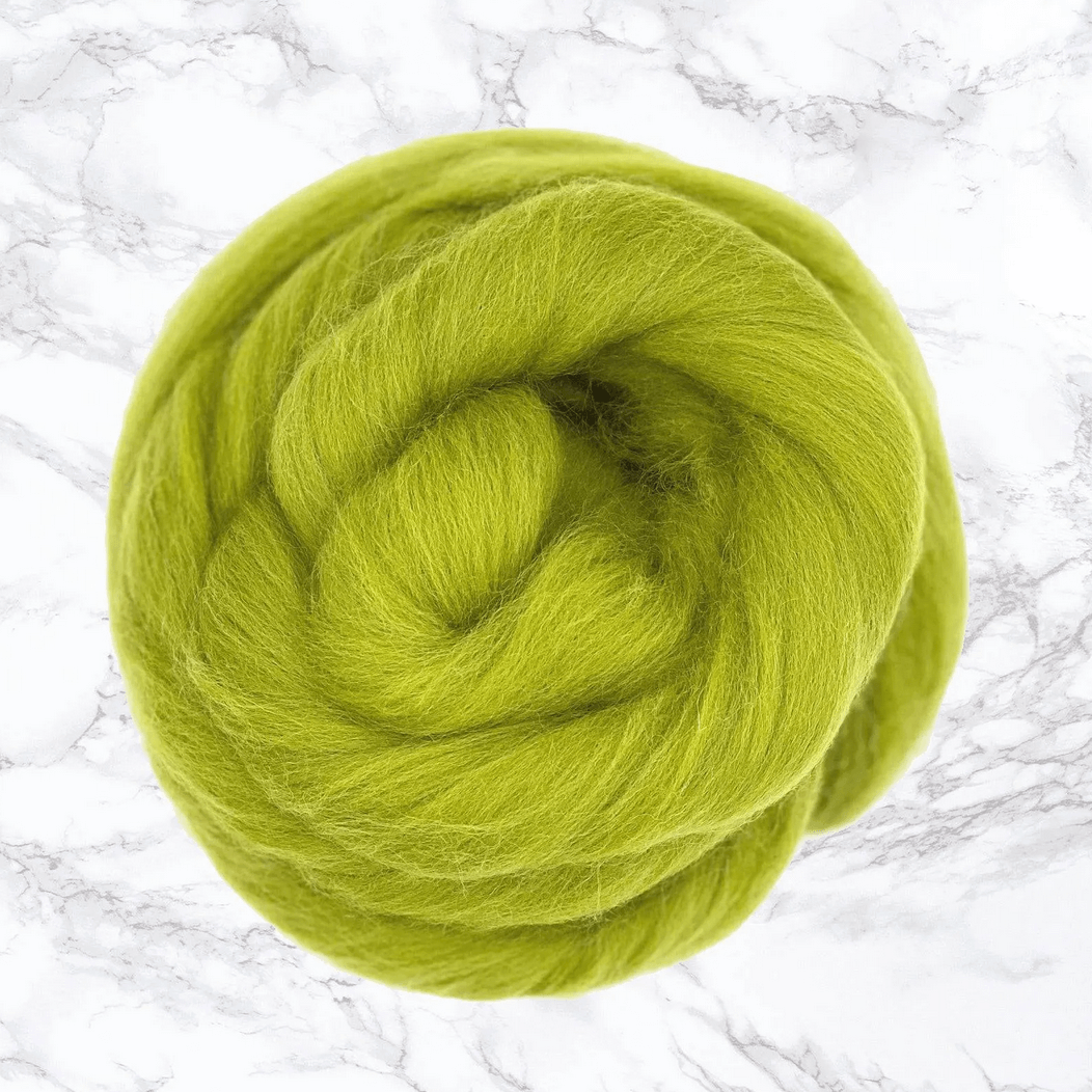 Lichen | Merino Spinning Tops - Natural Fibre Arts