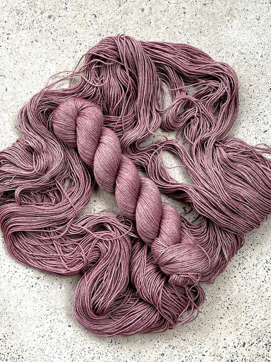 Merino Silk Yak Yarn | Rose - Natural Fibre Arts