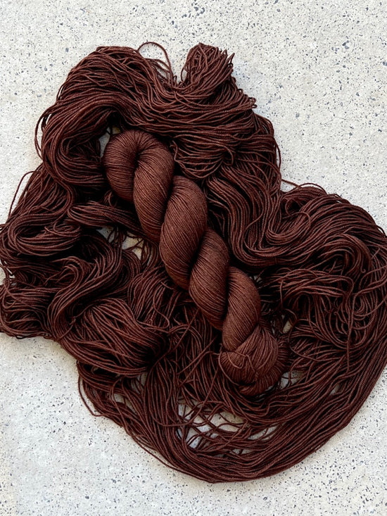 Merino Silk Yak Yarn | Pecan