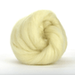 An unspun natural white BFL top for spinning, felting, dyeing, weaving
