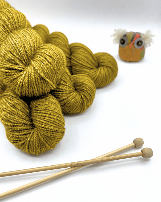 Merino Silk Yak DK | Golden Wattle | Dyed To Order