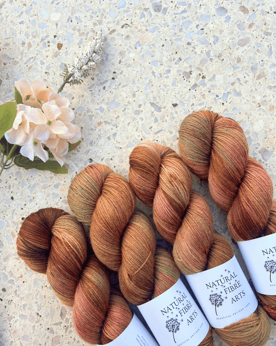 Soft Sock Yarn | Dried Hydrangeas - Natural Fibre Arts