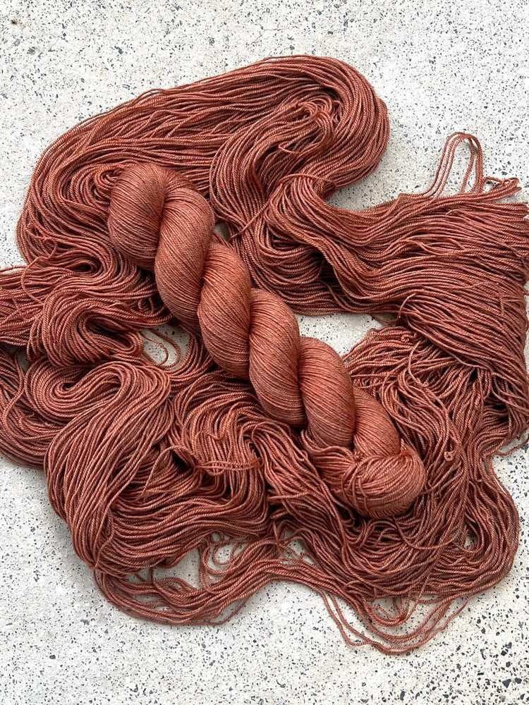 Merino Silk Yak Yarn | Burnt Peach - Natural Fibre Arts