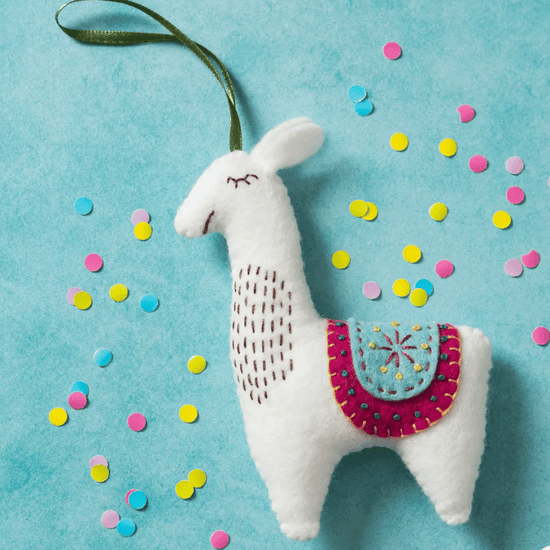 Llama Felt Craft Mini Kit - Natural Fibre Arts