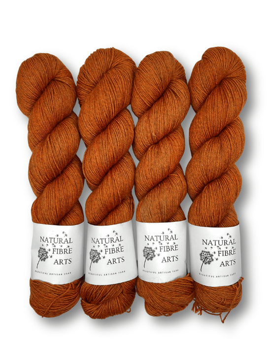 Merino Silk Yak Yarn | Pumpkin