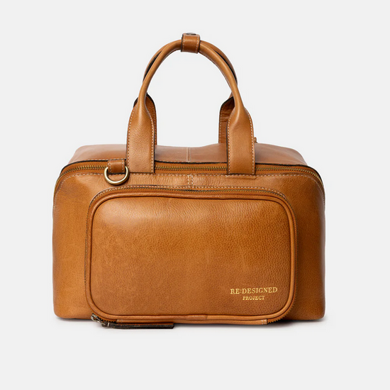 Re:Designed Project 39 Project Bag Burnt Tan| IN STOCK! - Natural Fibre Arts
