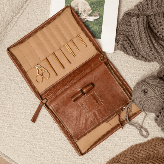 Re:Designed Project 8 Circular Needle Organiser Walnut | IN STOCK - Natural Fibre Arts