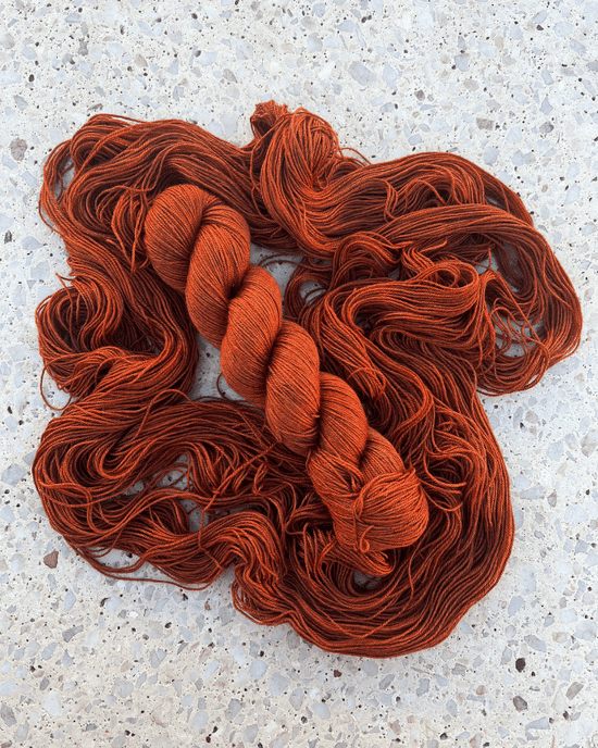 Merino Silk Yak Yarn | Pumpkin