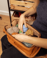 Re:Designed Project 45 Burnt Tan  Knitting Needle Organiser | IN STOCK - Natural Fibre Arts
