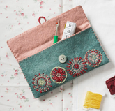 Sewing Pouch Felted Craft Kit - Natural Fibre Arts