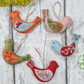 Folk Birds Felted Craft Kit - Natural Fibre Arts