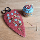 Scissors Pouch & Mini Pin Cushion Felted Craft Kit - Natural Fibre Arts