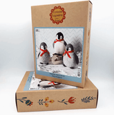 Baby Penguins Felted Craft Kit - Natural Fibre Arts