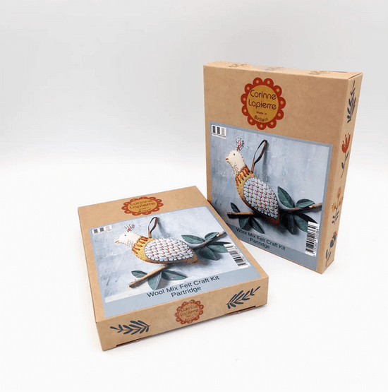 Partridge Felted Craft Mini Kit - Natural Fibre Arts