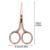 Embroidery Scissors in Black or Rose Gold - Durable Stainless Steel