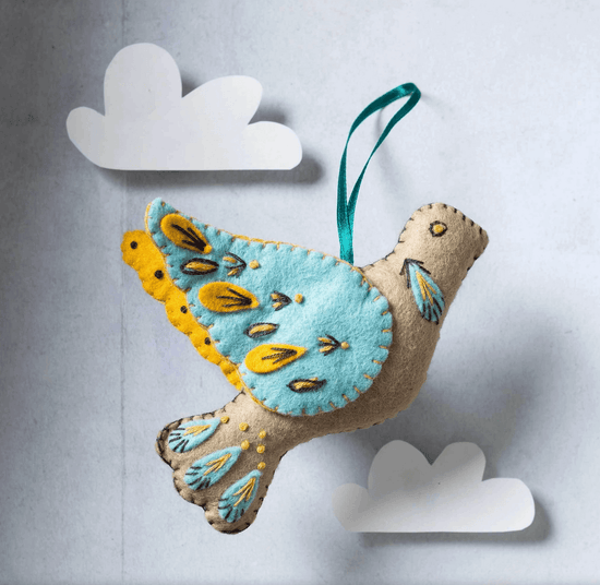 Turtle Dove Felted Craft Mini Kit - Natural Fibre Arts