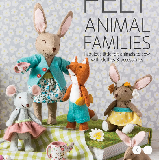 Felt Animal Families Book