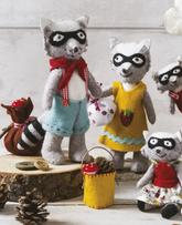 Felt Animal Families Book - Natural Fibre Arts