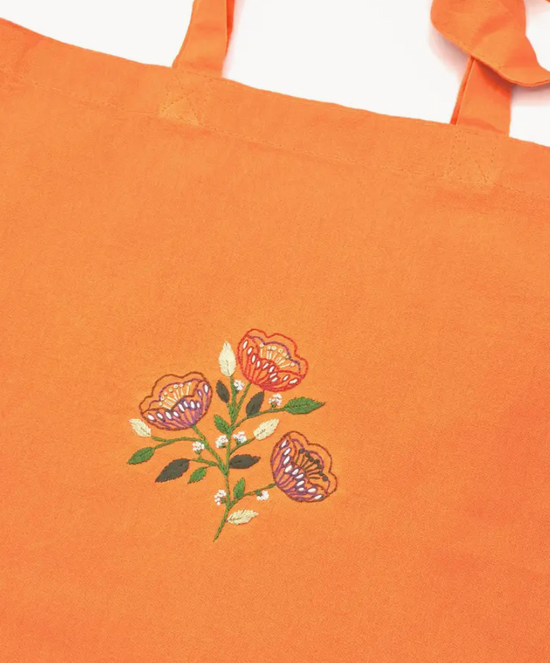 Stick  & Stitch Embroidery Folk Flowers - Natural Fibre Arts