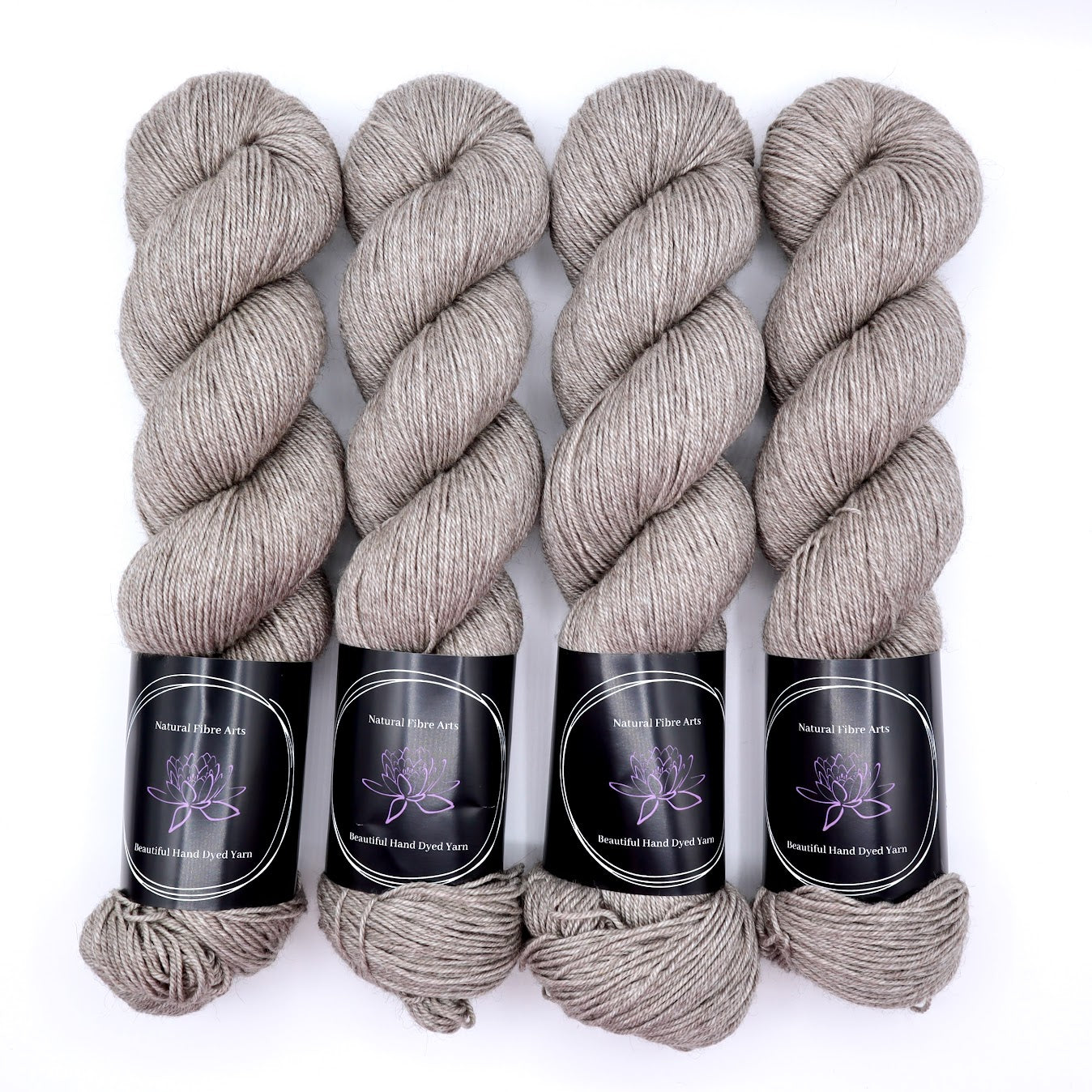 Merino Silk Yak Yarn - Natural Grey - Natural Fibre Arts